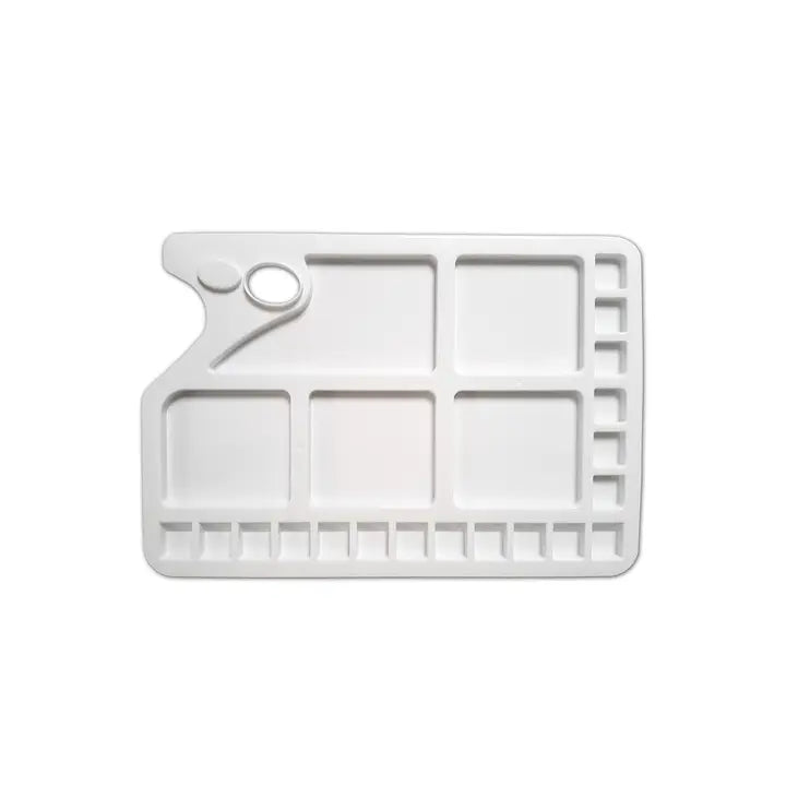 Zieler® Large White Palette Sturdy Plastic 23 Well
