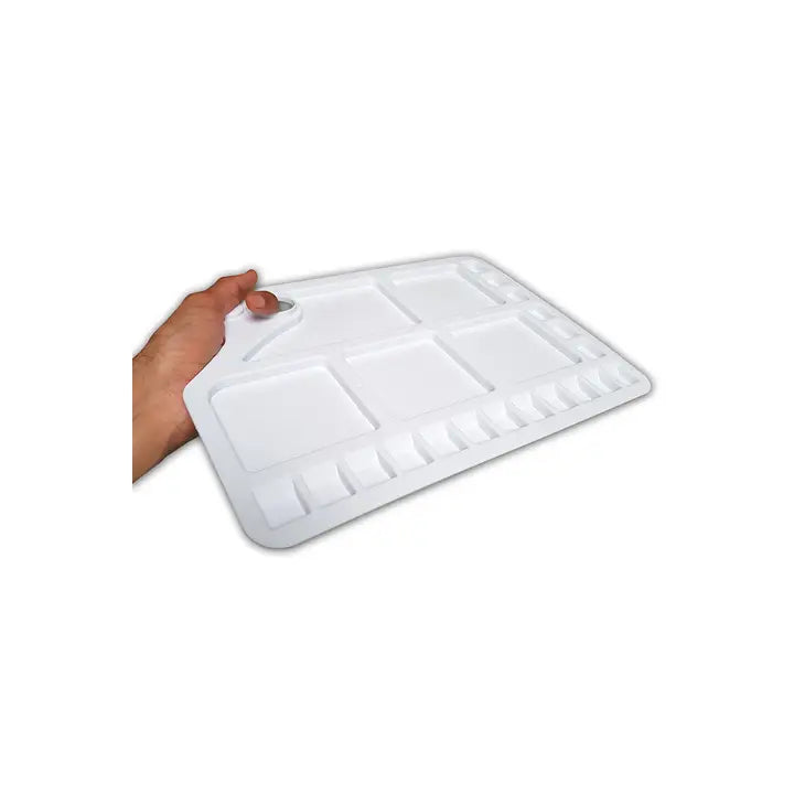 Zieler® Large White Palette Sturdy Plastic 23 Well