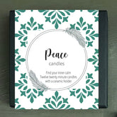 Peace Relaxation Candles