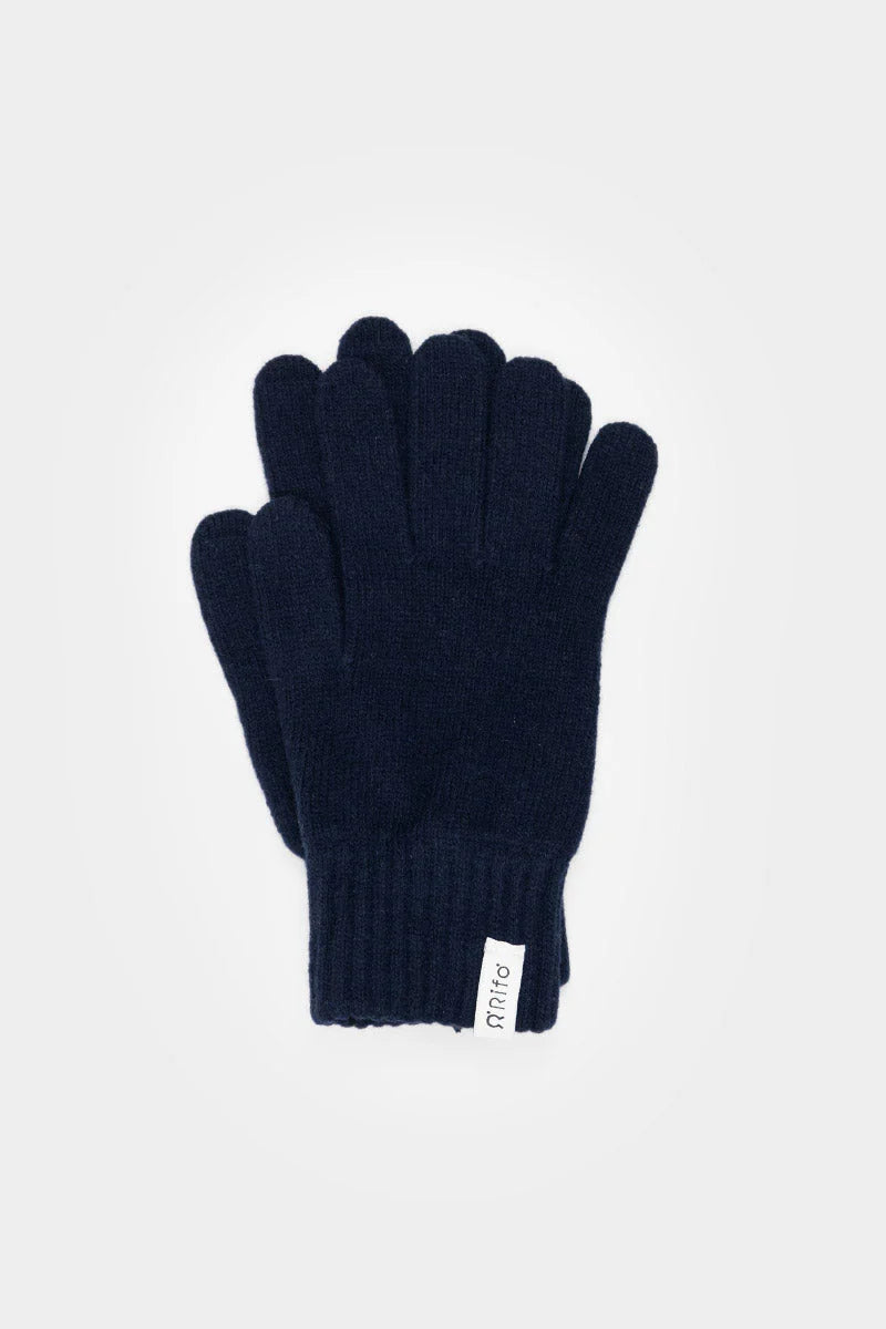 Pier Paolo Men's Recycled Cashmere Gloves - Blue Mora