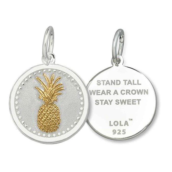 LOLA Pineapple Mini Pendant (gold/alpine white)