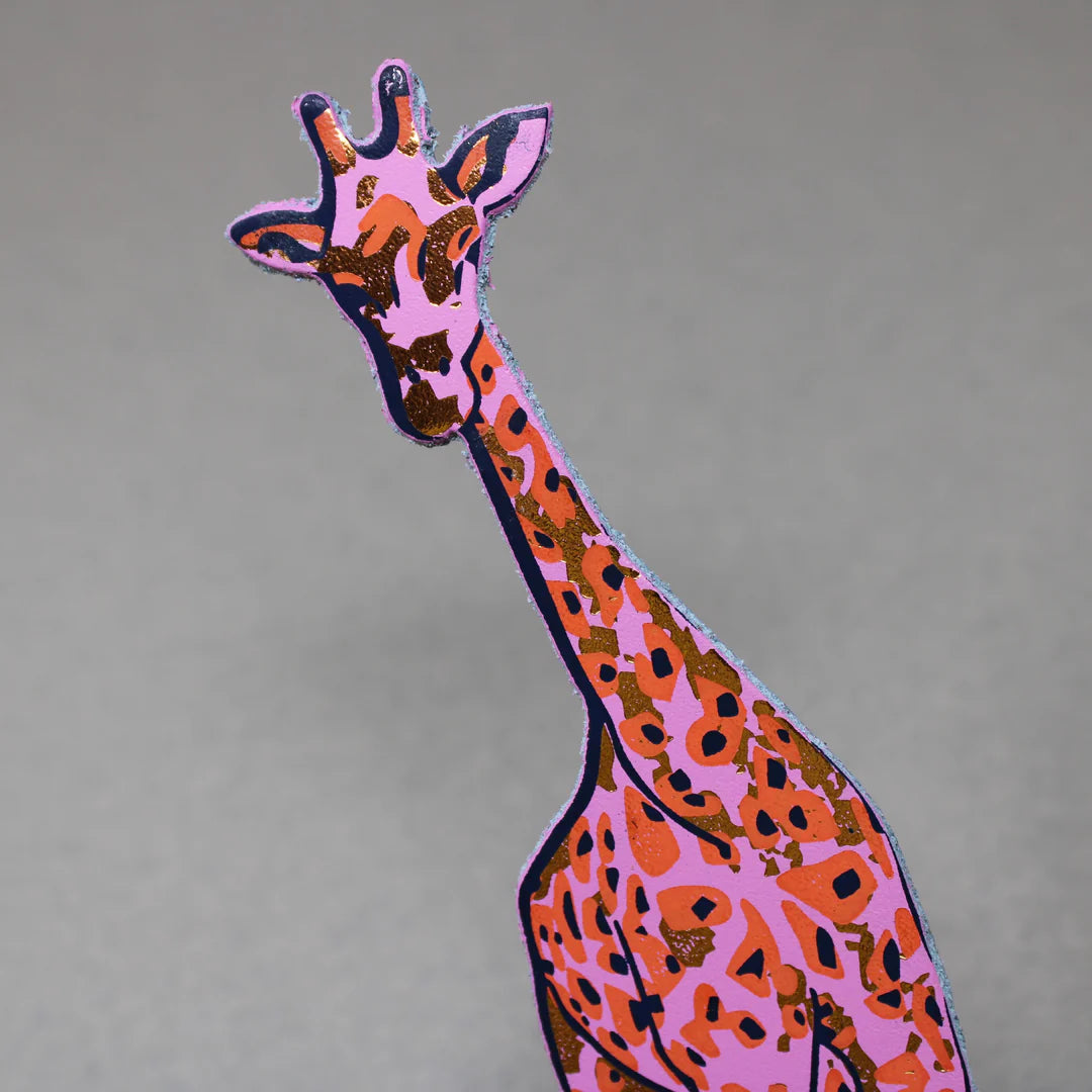 Giraffe Leather Bookmark