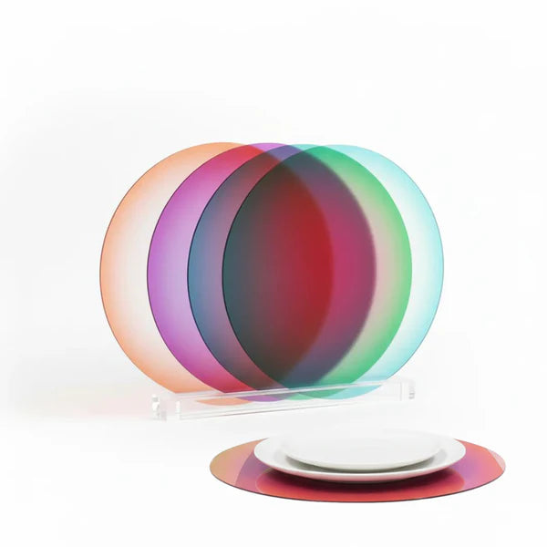 Modular Rainbow Placemats (Set of 4)