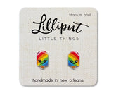 Rainbow Popsicle Earrings