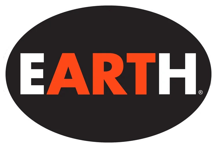Earth Sticker - red
