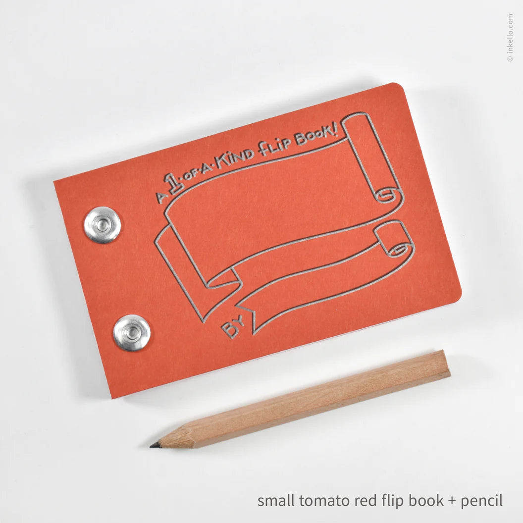 Draw-Your-Own Flip Book + Pencil