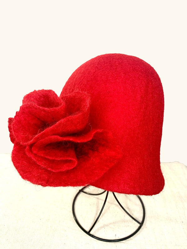 Red Hat with Red Flower
