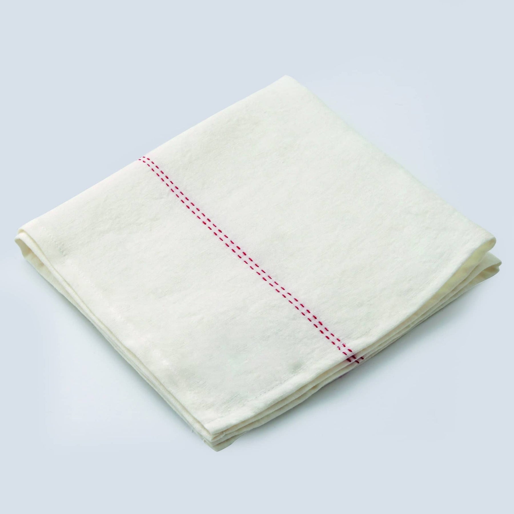 Napkins Rythmo White Red 18" x 18"