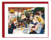 Renoir Luncheon of the Boating Party Quilling Greeting Card