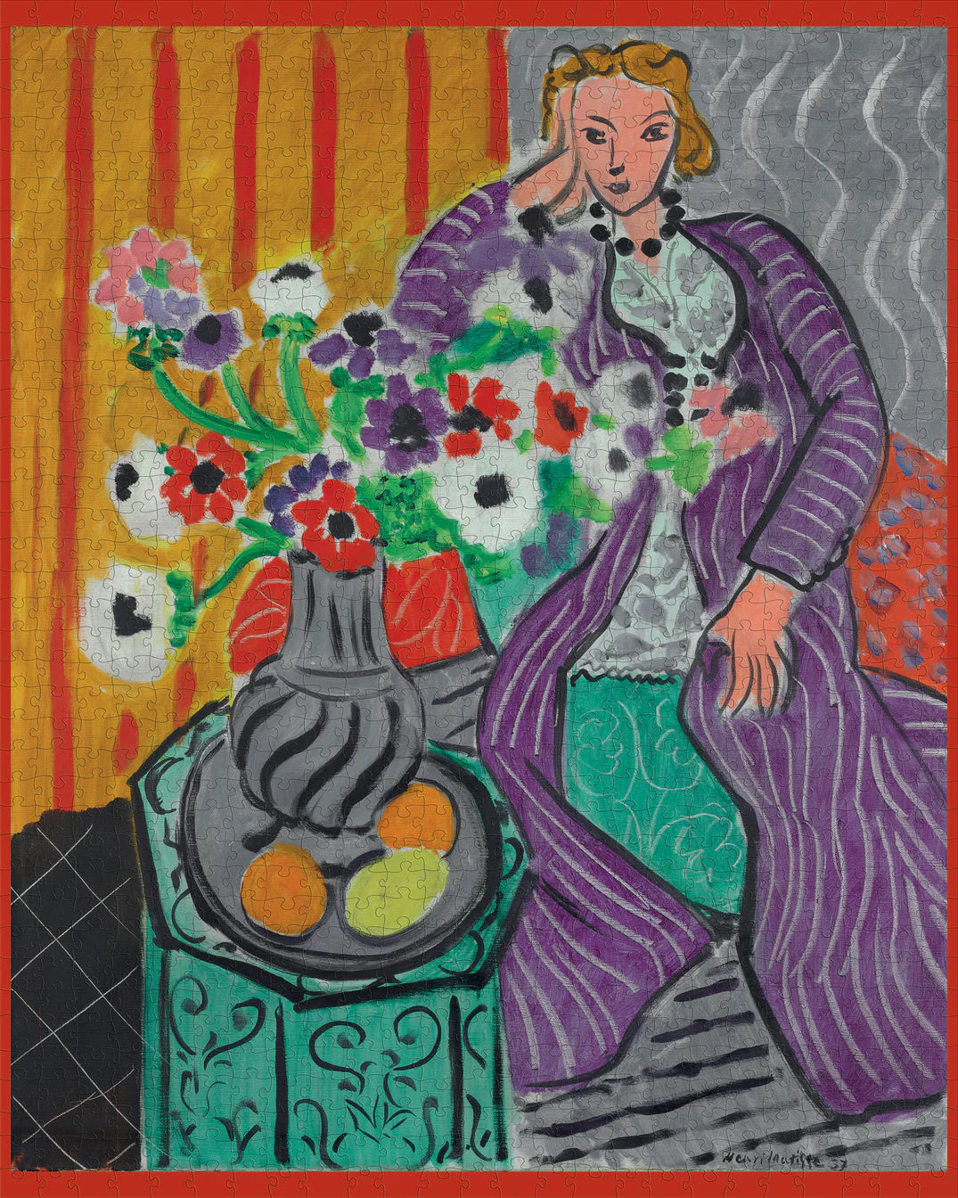 Matisse: Purple Robe and Anemones Puzzle