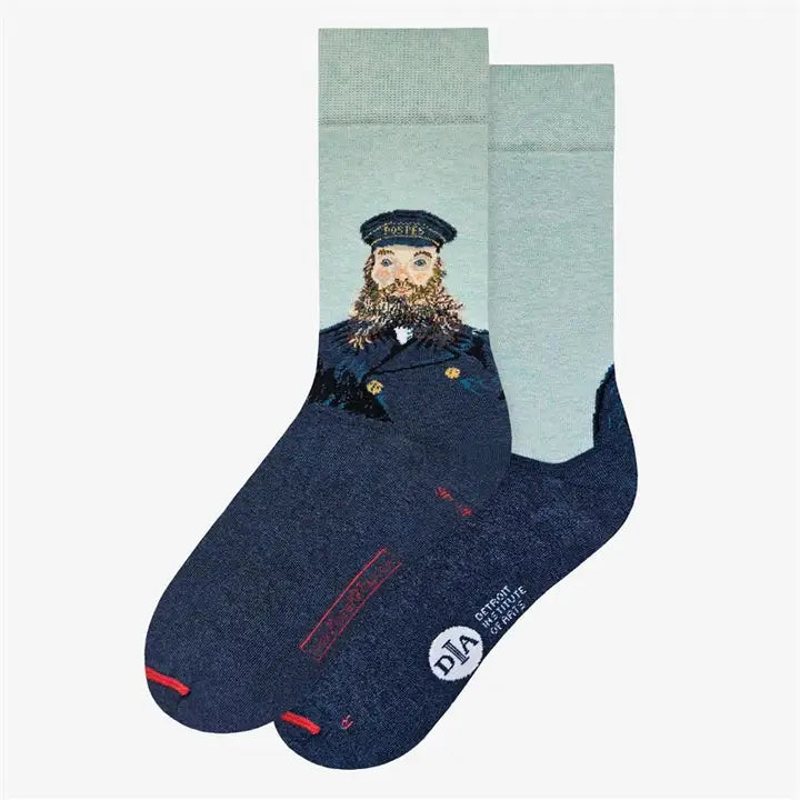 Van Gogh- Portrait of Postman Roulin Art Sox
