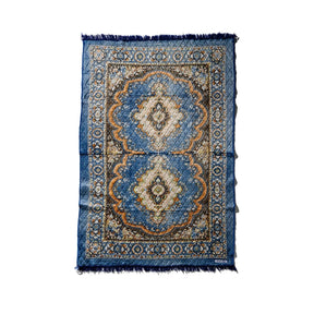 Indian Festival Rug - Blue