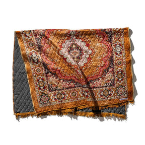 Indian Festival Rug - Gold