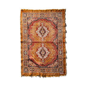 Indian Festival Rug - Gold
