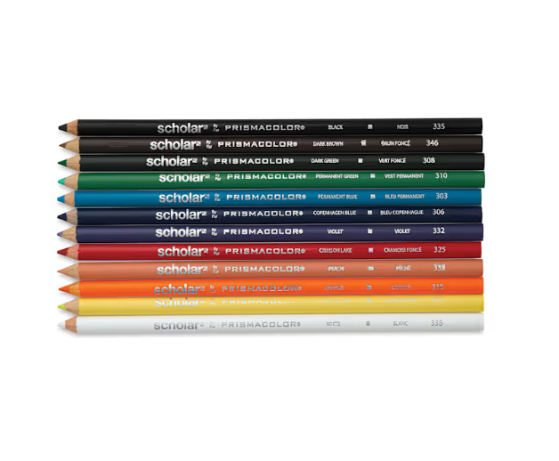 Prismacolor Scholar Colored Pencil 12pc Set (SA92804)