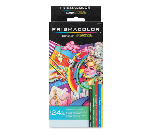 Prismacolor Scholar Colored Pencil 24pc Set (SA92805)
