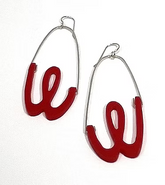 E055 Scribble Earrings