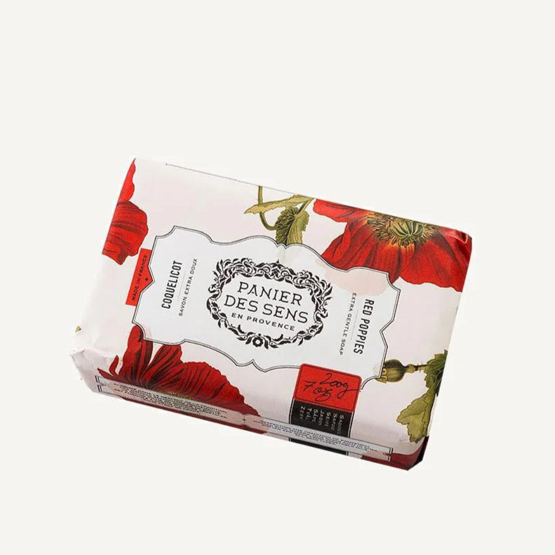 Shea Butter Soap (7 oz) Red Poppies