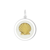 LOLA Shell Small Pendant (gold/alpine white)