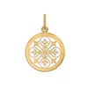 Sisterhood Fleur Small Pendant (all gold/alpine white)