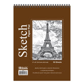 Spiral Sketch Pad, Top Bound, 6 X 8 in, 50 Sheets