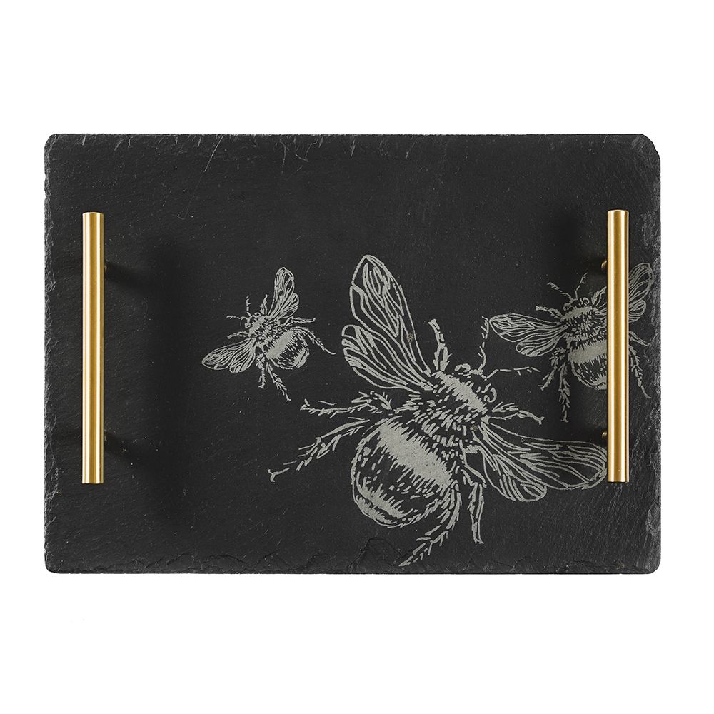 Slate Serving Tray - Medium - Bee
