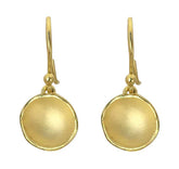 Small Dishy Pod Earrings - Sterling, Hook
