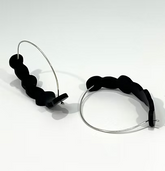E068 Small Ruffle Earrings
