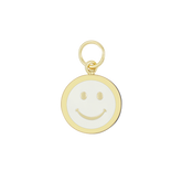 LOLA Smiley/Frown Face Small Pendant (all gold/alpine white)