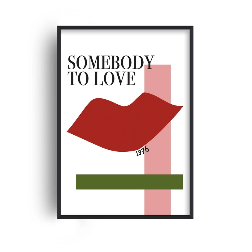 Somebody To Love Queen Inspired Retro Giclee Art Print