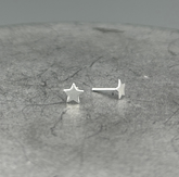 ST270 | Silver Star Stud Earrings