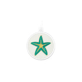 LOLA Starfish Small Pendant (gold/emerald sea)