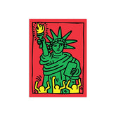Statue of Liberty by Keith Haring Sticker