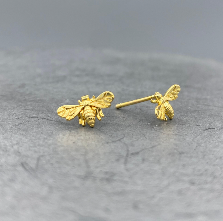 STG403 | Gold Filled Small Bee Stud Earrings