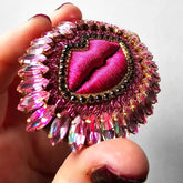 Stolen Kiss Brooch