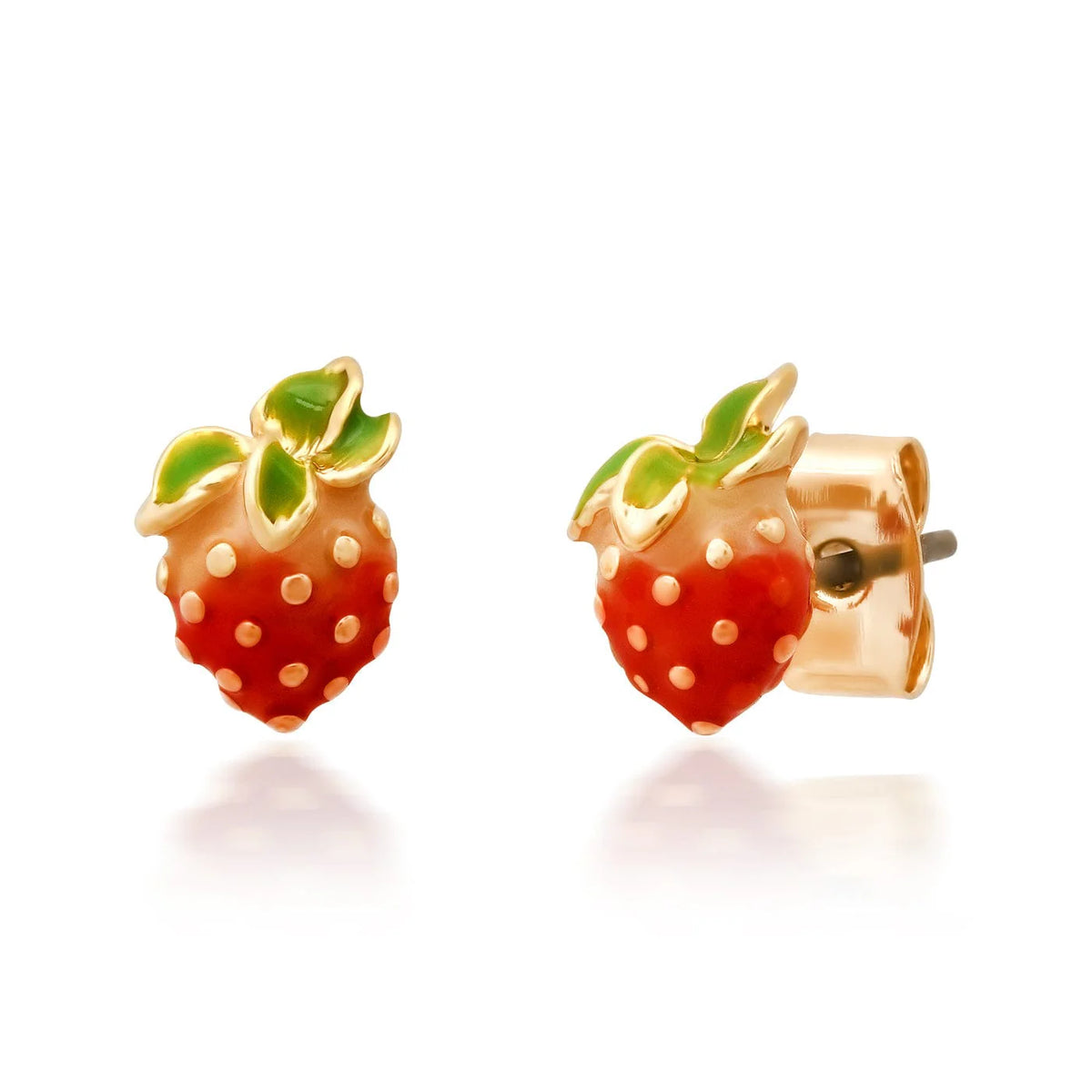 Strawberry Post Earrings