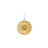 Sunflower Mini Pendant (gold center)