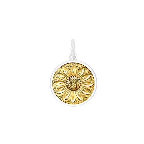 Sunflower Mini Pendant (gold center)