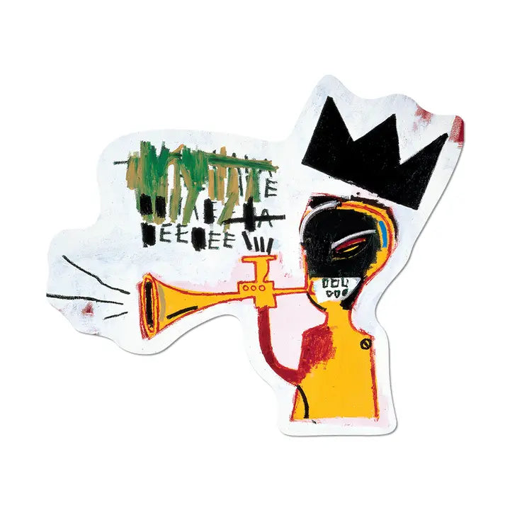 Basquiat Trumpet Sticker