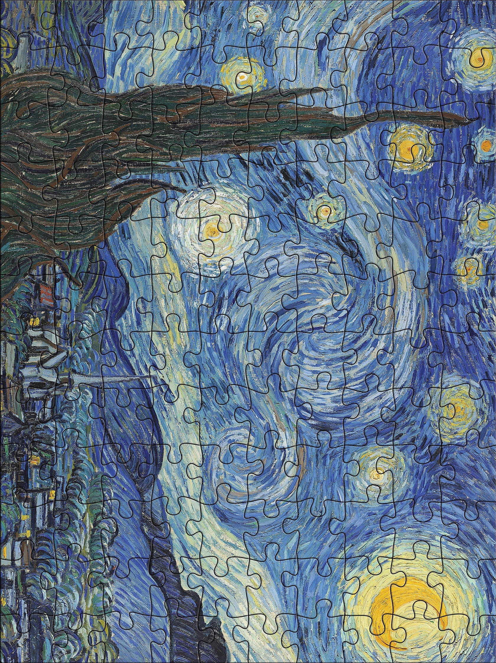 Vincent Van Gogh 120-Piece Double-Sided Puzzle