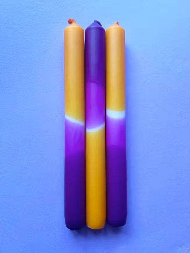 Vivienne Dip Dye Candles (set of 3)
