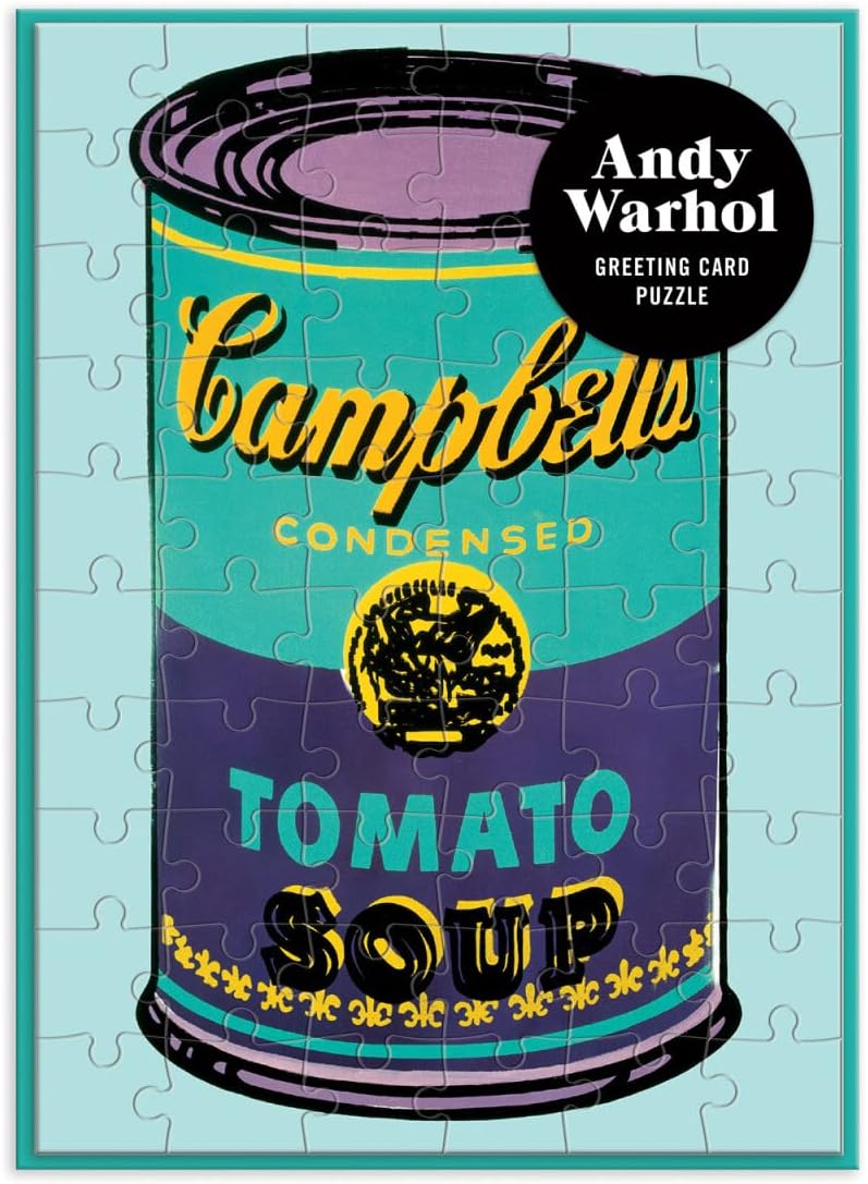 Andy Warhol Soup Can Greeting Card Puzzle
