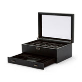 Axis 10pc Watch Box w/ Drawer - Powder Coat
