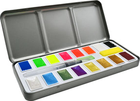 Metallic & Neon Watercolor Paint Set