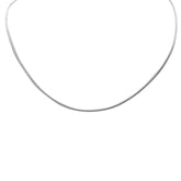 LOLA Wheat 1mm Chain Silver 18"