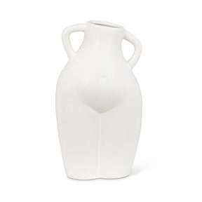 Feminine Body Vase White