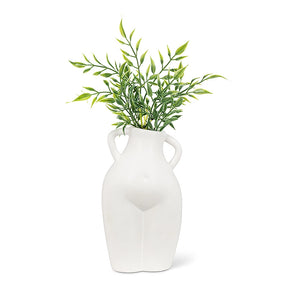 Feminine Body Vase White