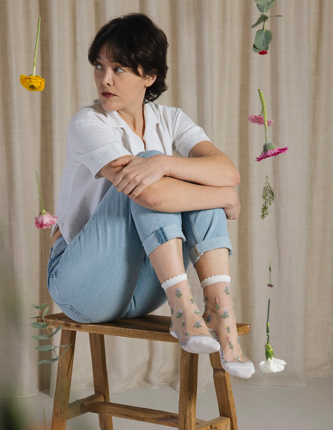 Fleurs des Champs Socks