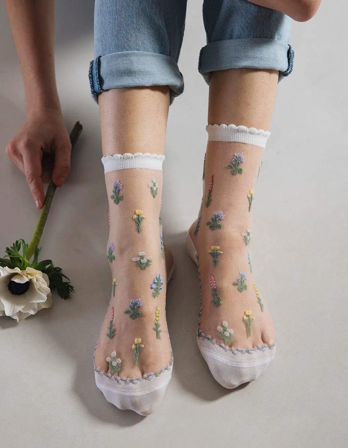 Fleurs des Champs Socks