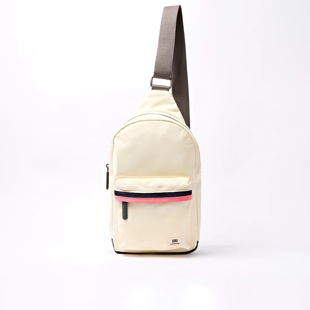 Willesden Sling Bag - wax paper stripe